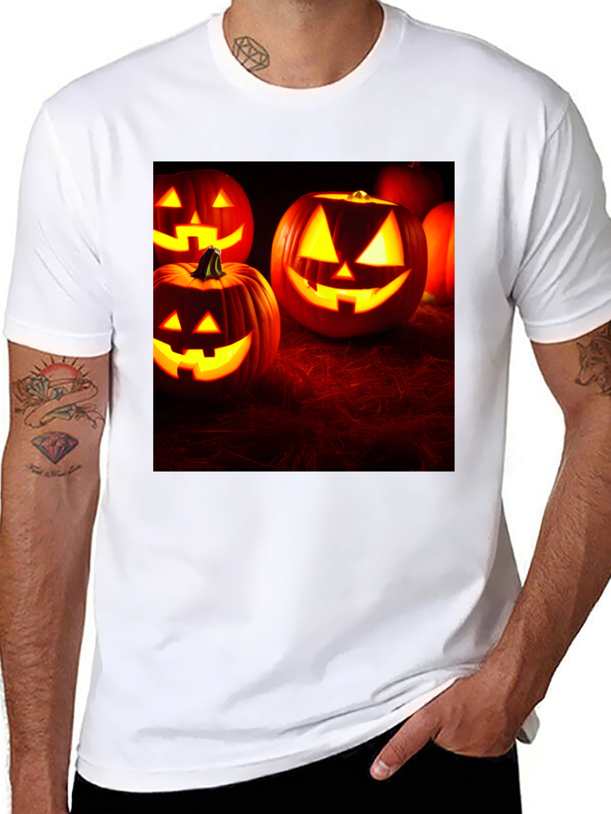 Spooky Halloween Pumpkins T-Shirt