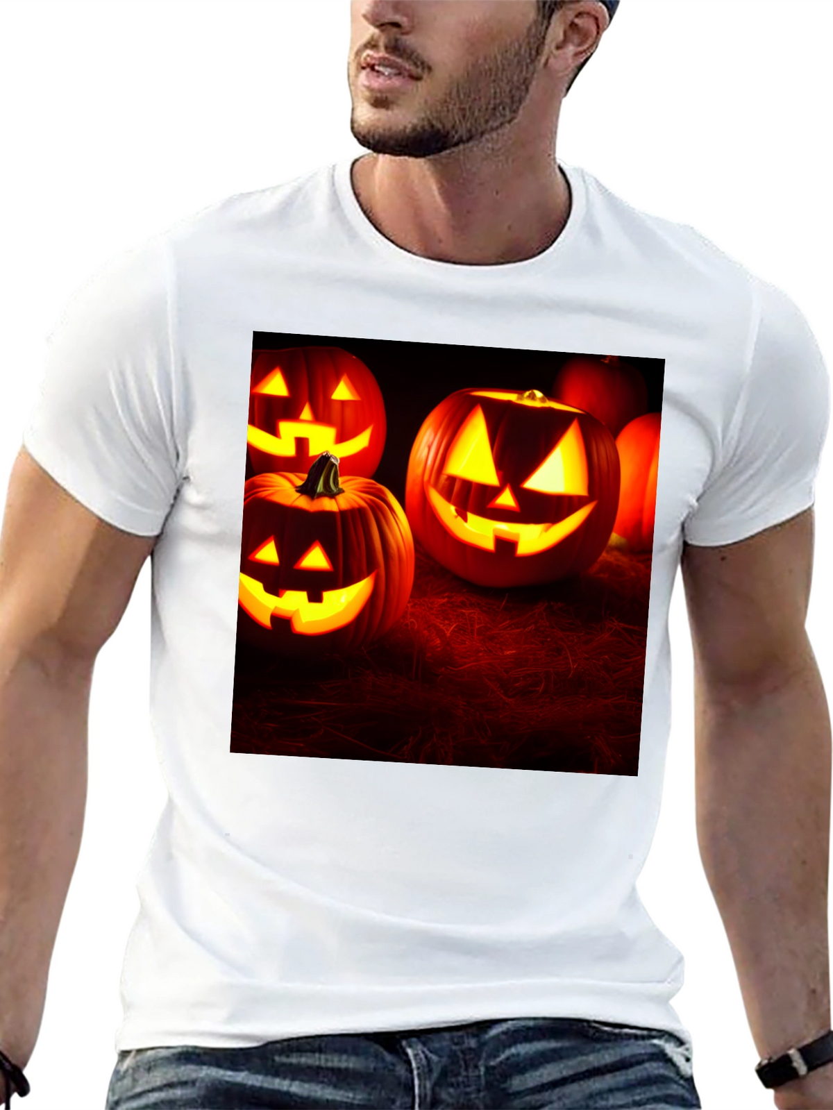 Spooky Halloween Pumpkins T-Shirt