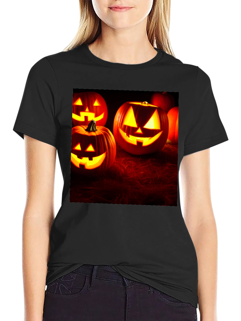 Spooky Halloween Pumpkins T-Shirt