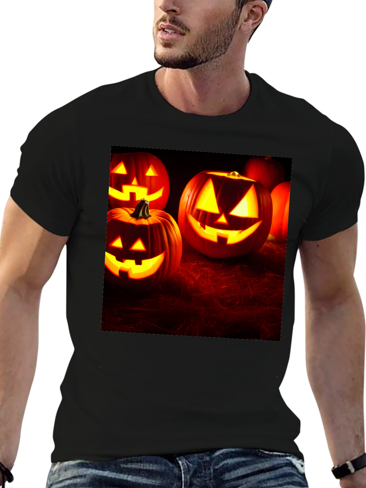 Spooky Halloween Pumpkins T-Shirt