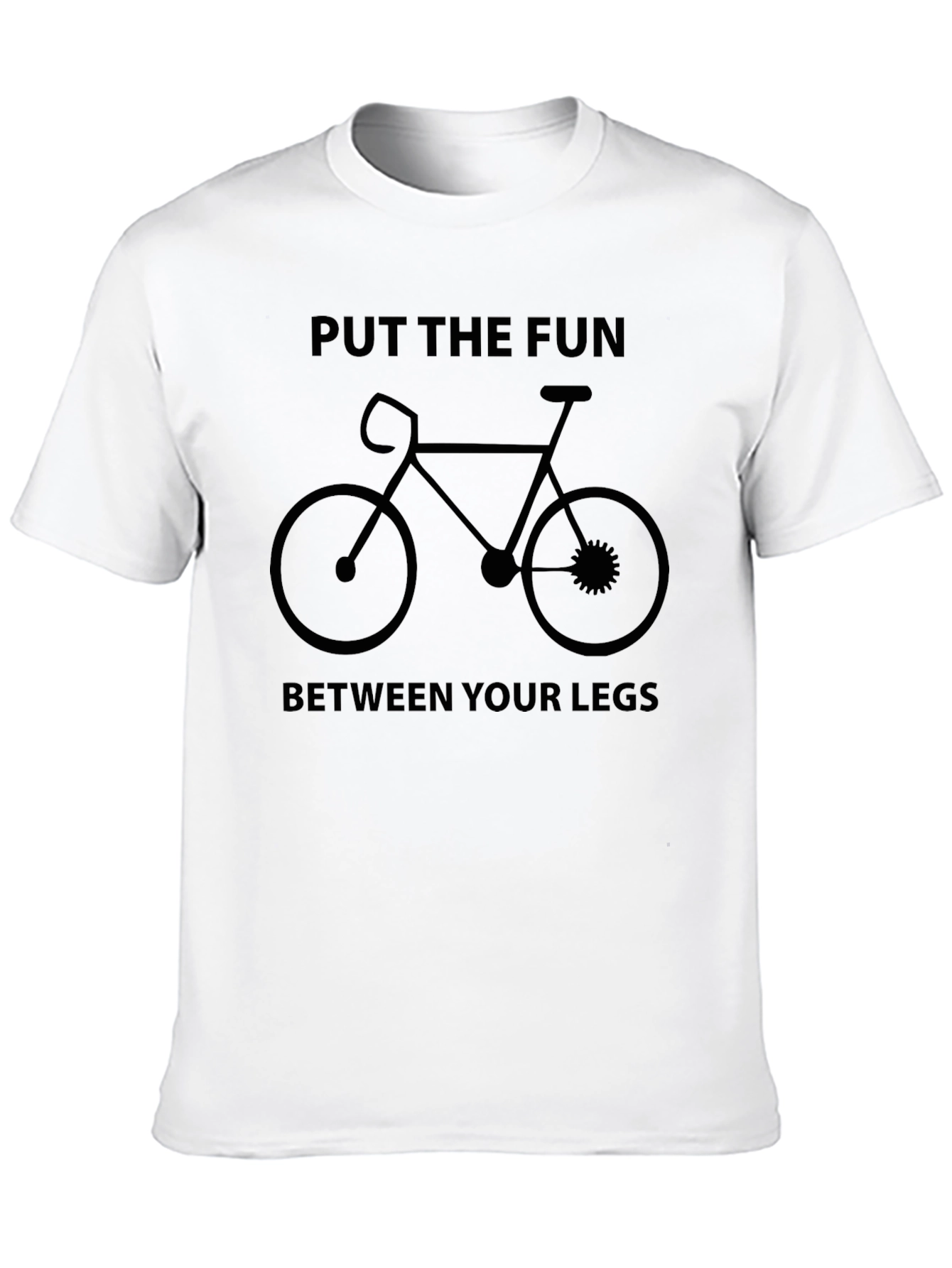 Fun Between Your Legs Bicycle Graphic T-Shirt