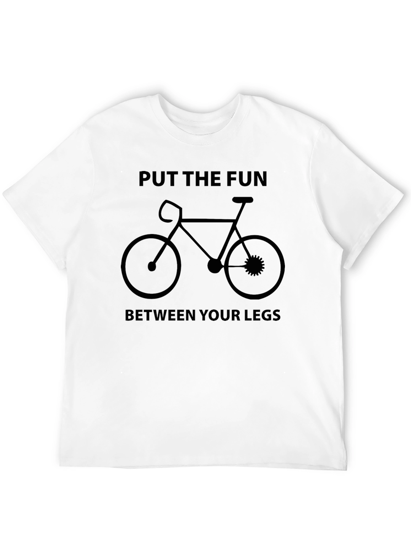 Fun Between Your Legs Bicycle Graphic T-Shirt