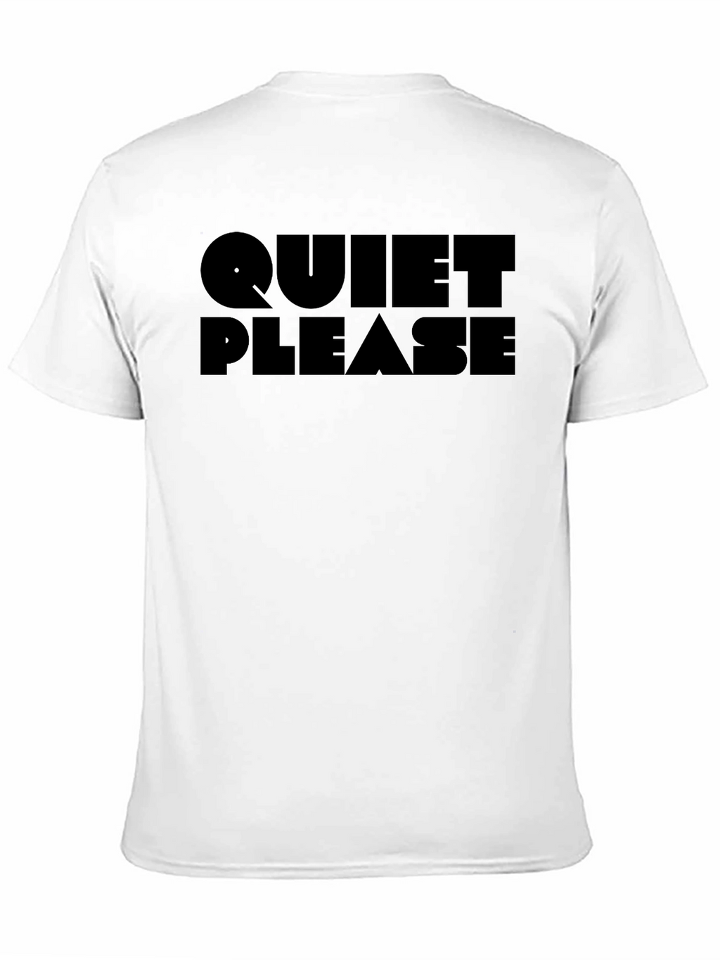 Quiet Please Graphic Tee - Soft Cotton Blend Shirt