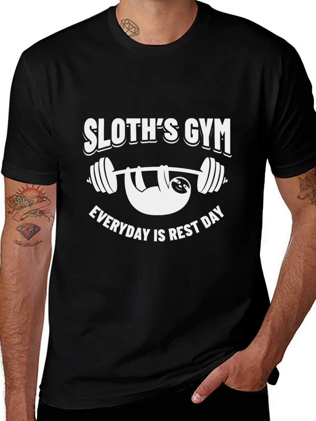 Sloths Gym T-Shirt - Everyday is Rest Day