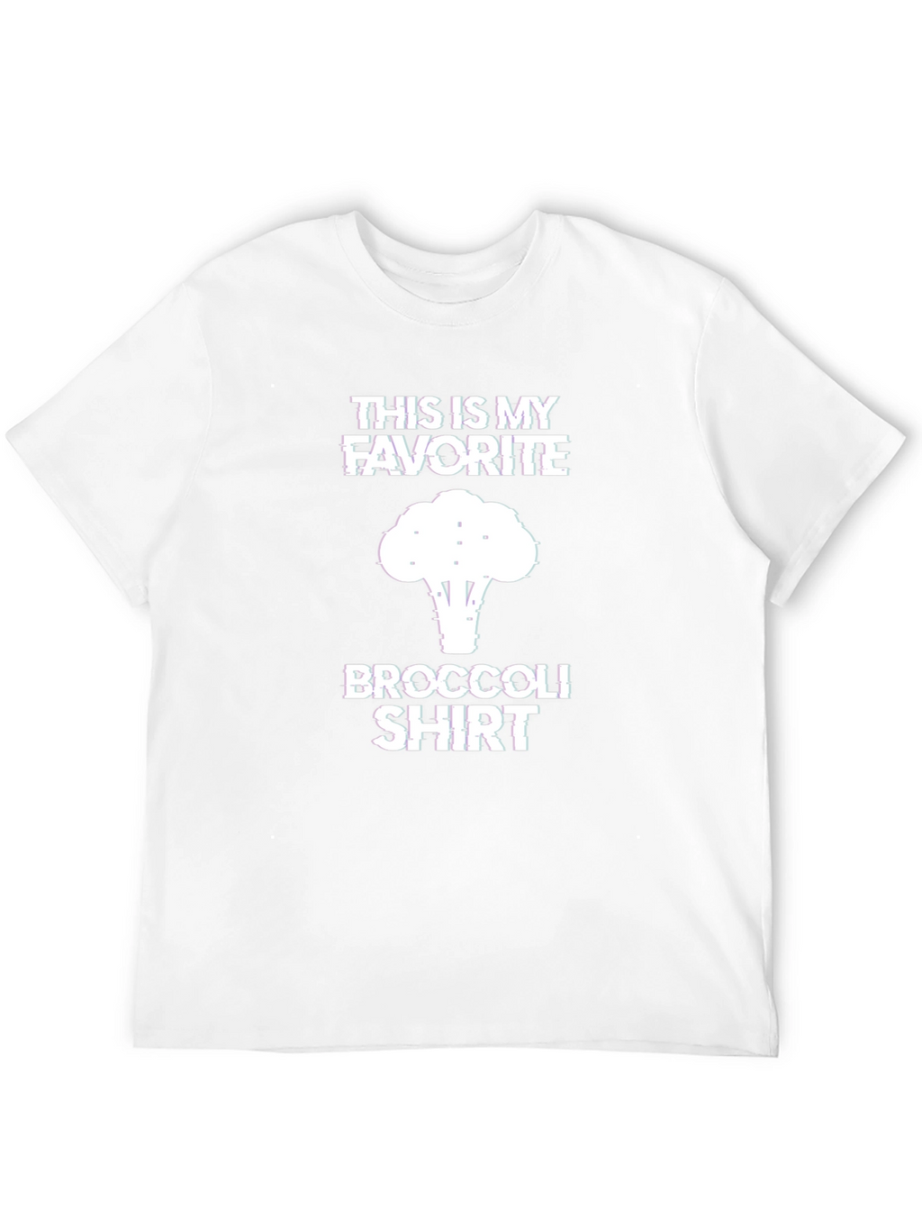 Favorite Broccoli T-Shirt - Funny Graphic Tee