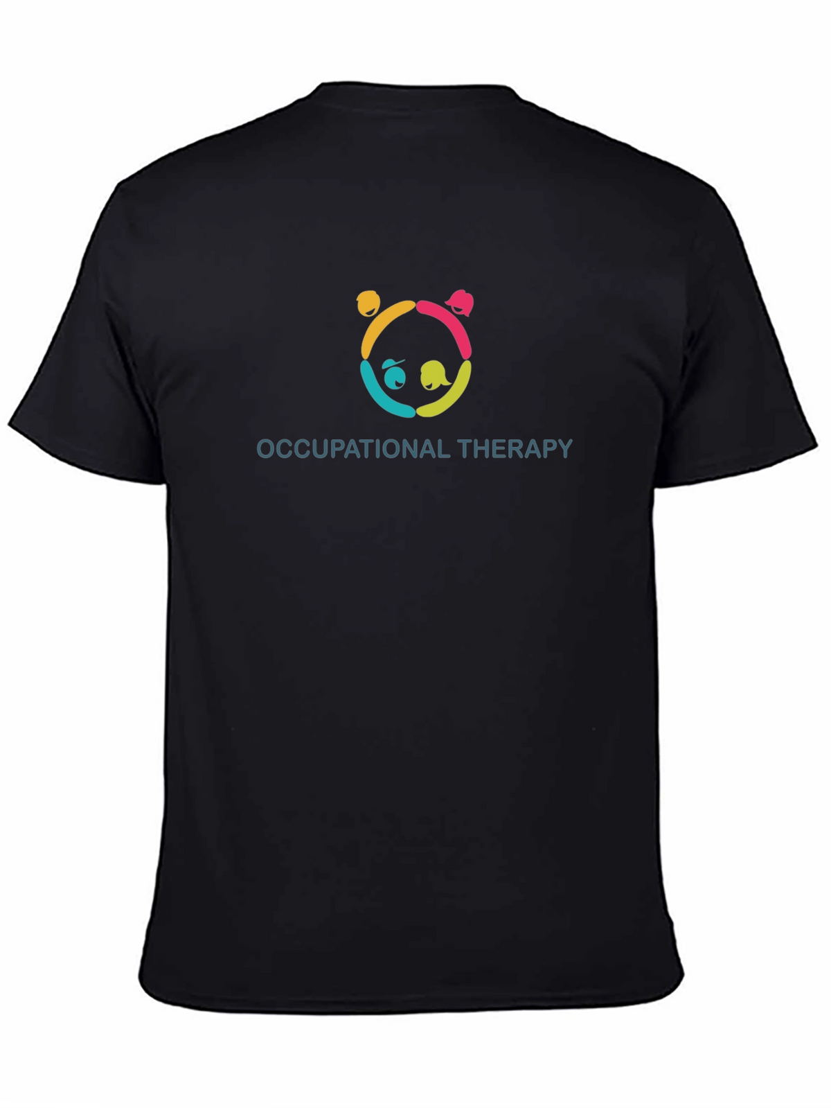 Occupational Therapy Panda Black T-Shirt