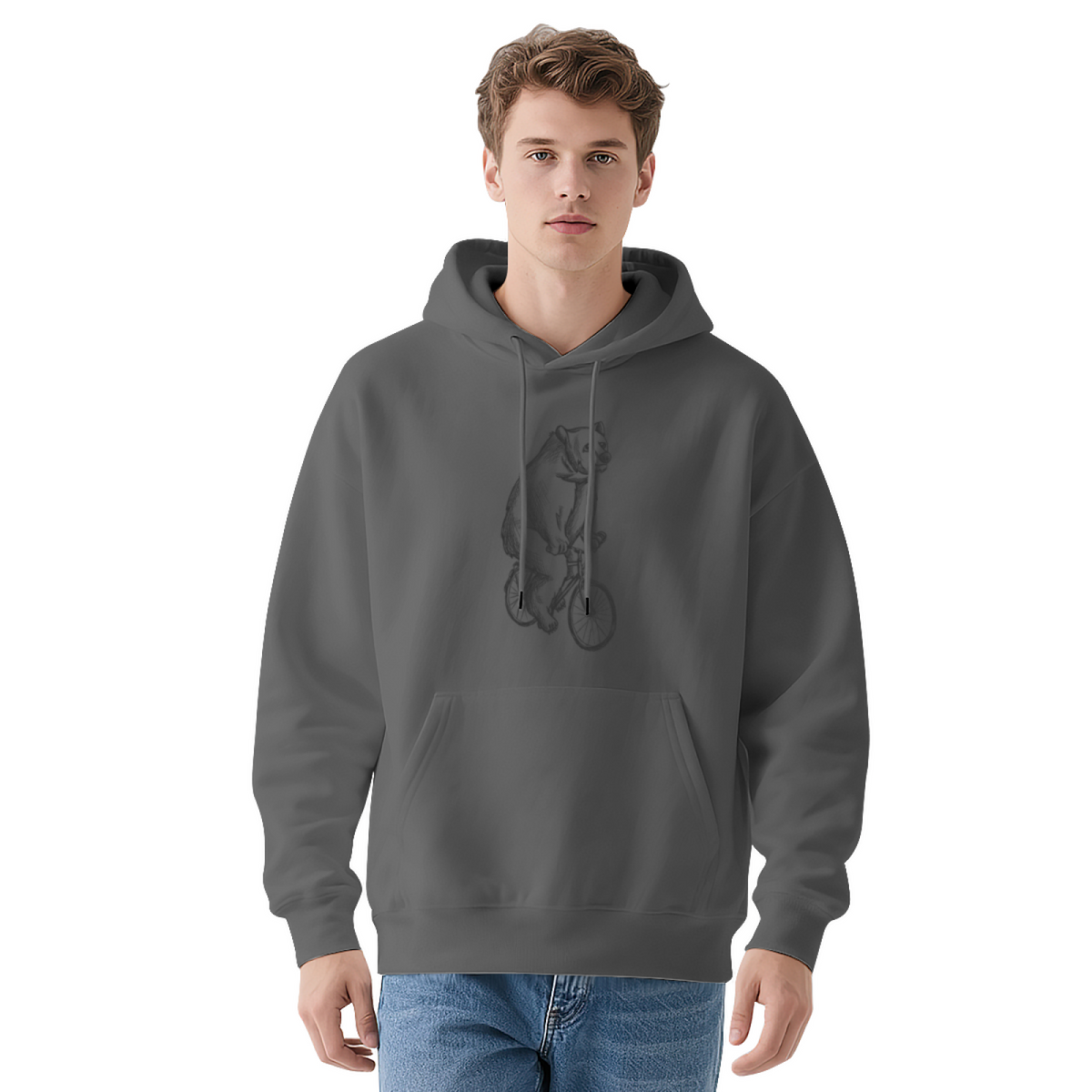 Wild Bear Graphic Hoodie
