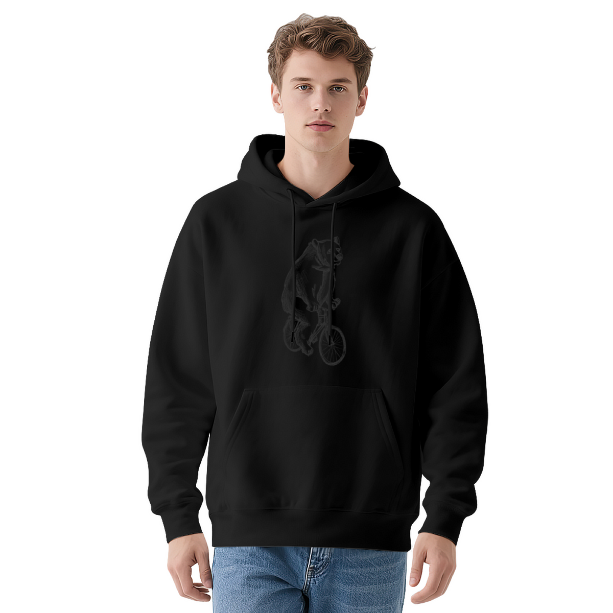 Wild Bear Graphic Hoodie