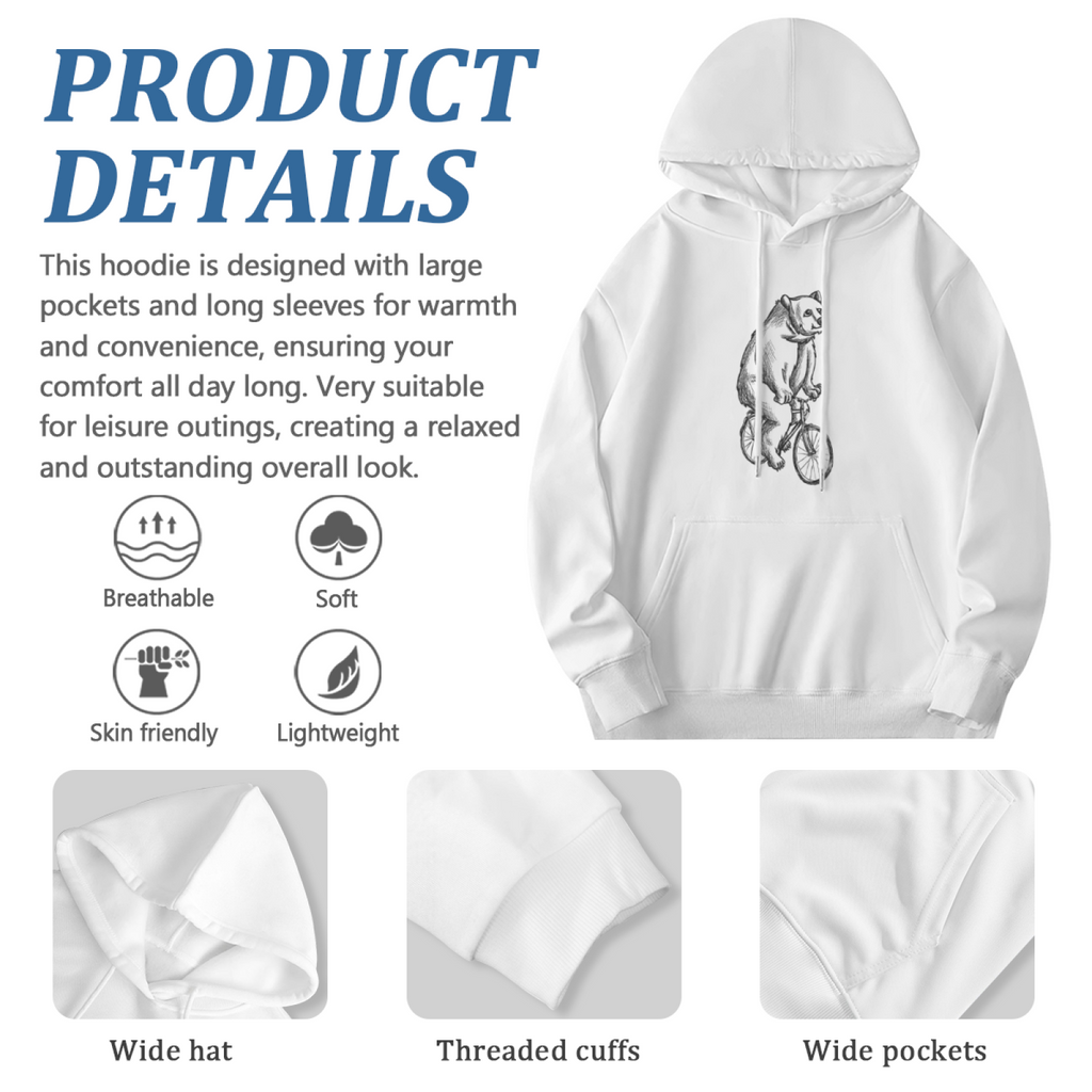 Wild Bear Graphic Hoodie