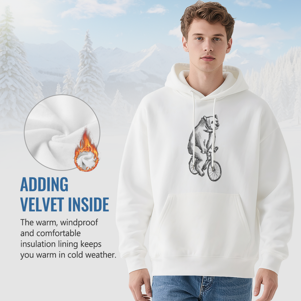 Wild Bear Graphic Hoodie