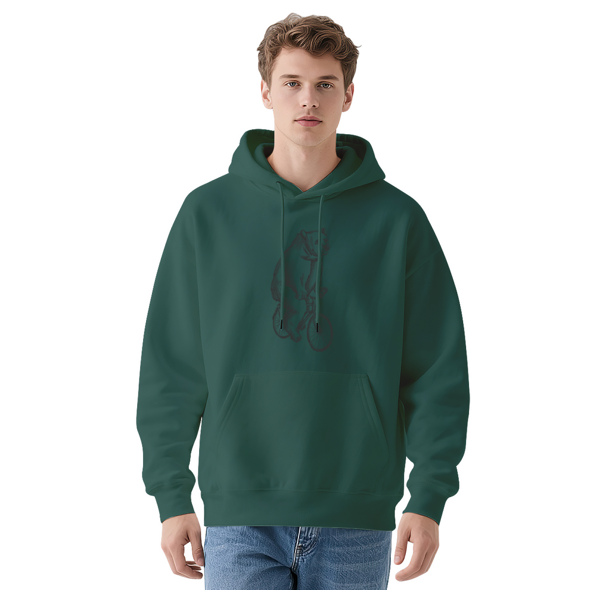 Wild Bear Graphic Hoodie