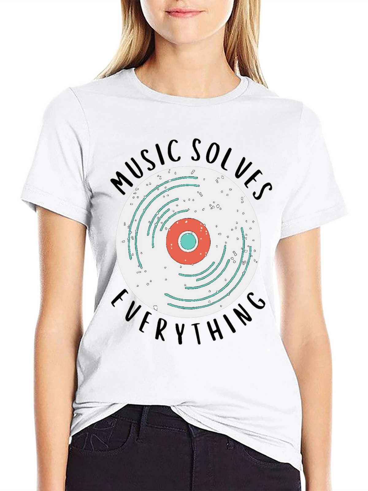 Music Solves Everything Graphic Tee