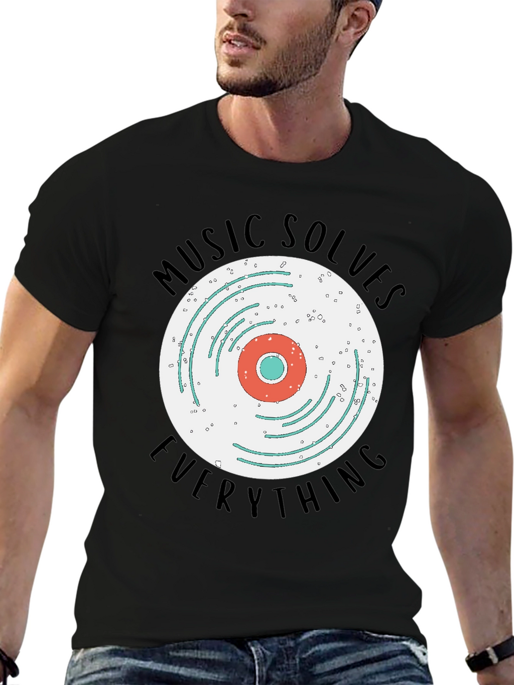 Music Solves Everything Graphic Tee