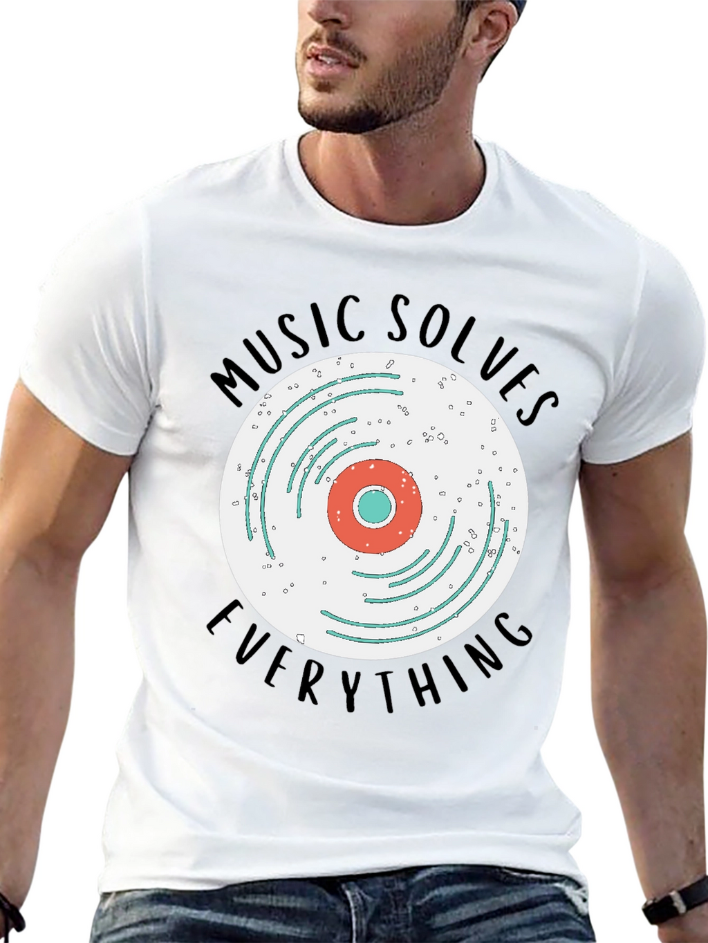 Music Solves Everything Graphic Tee