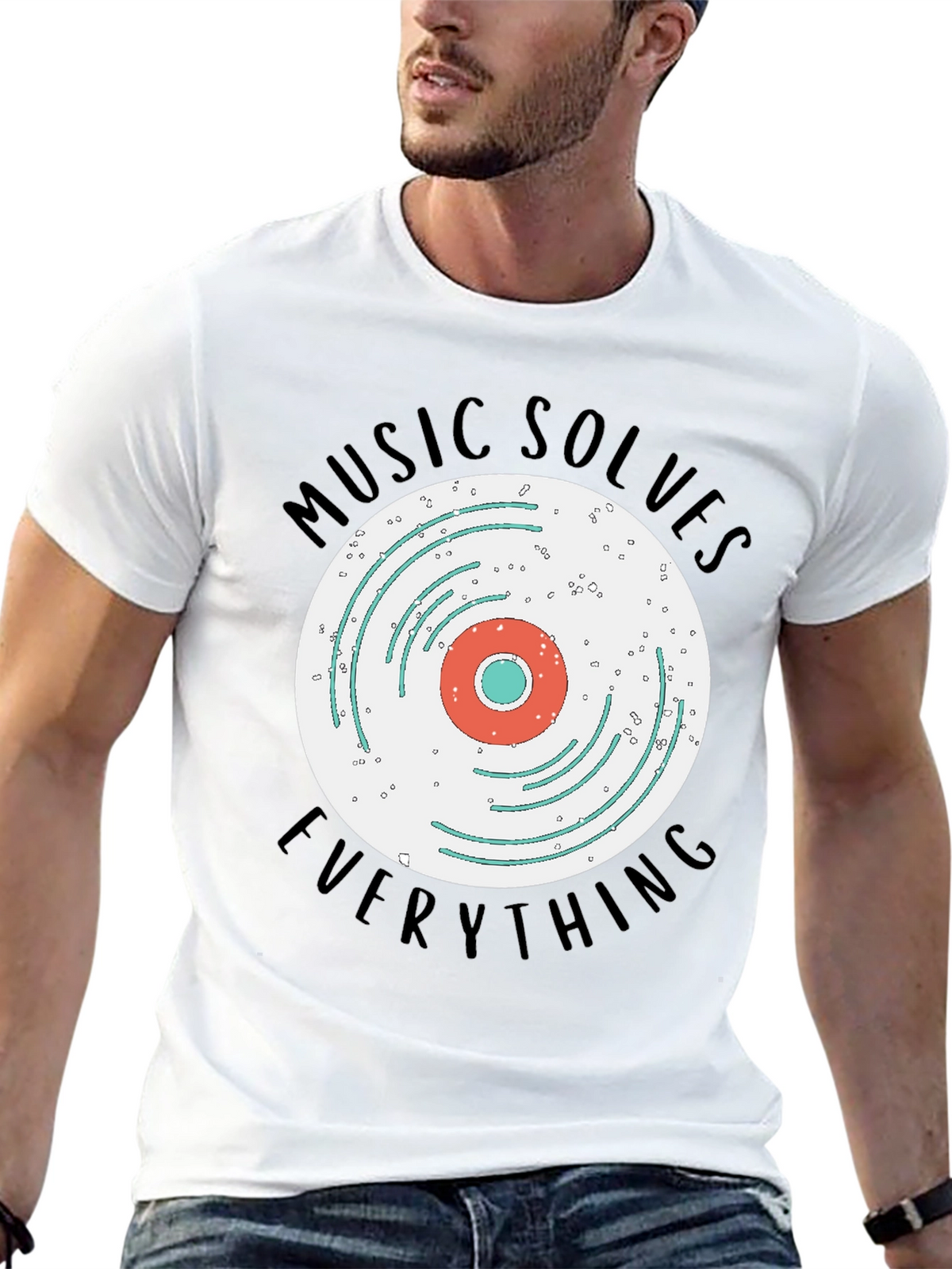 Music Solves Everything Graphic Tee
