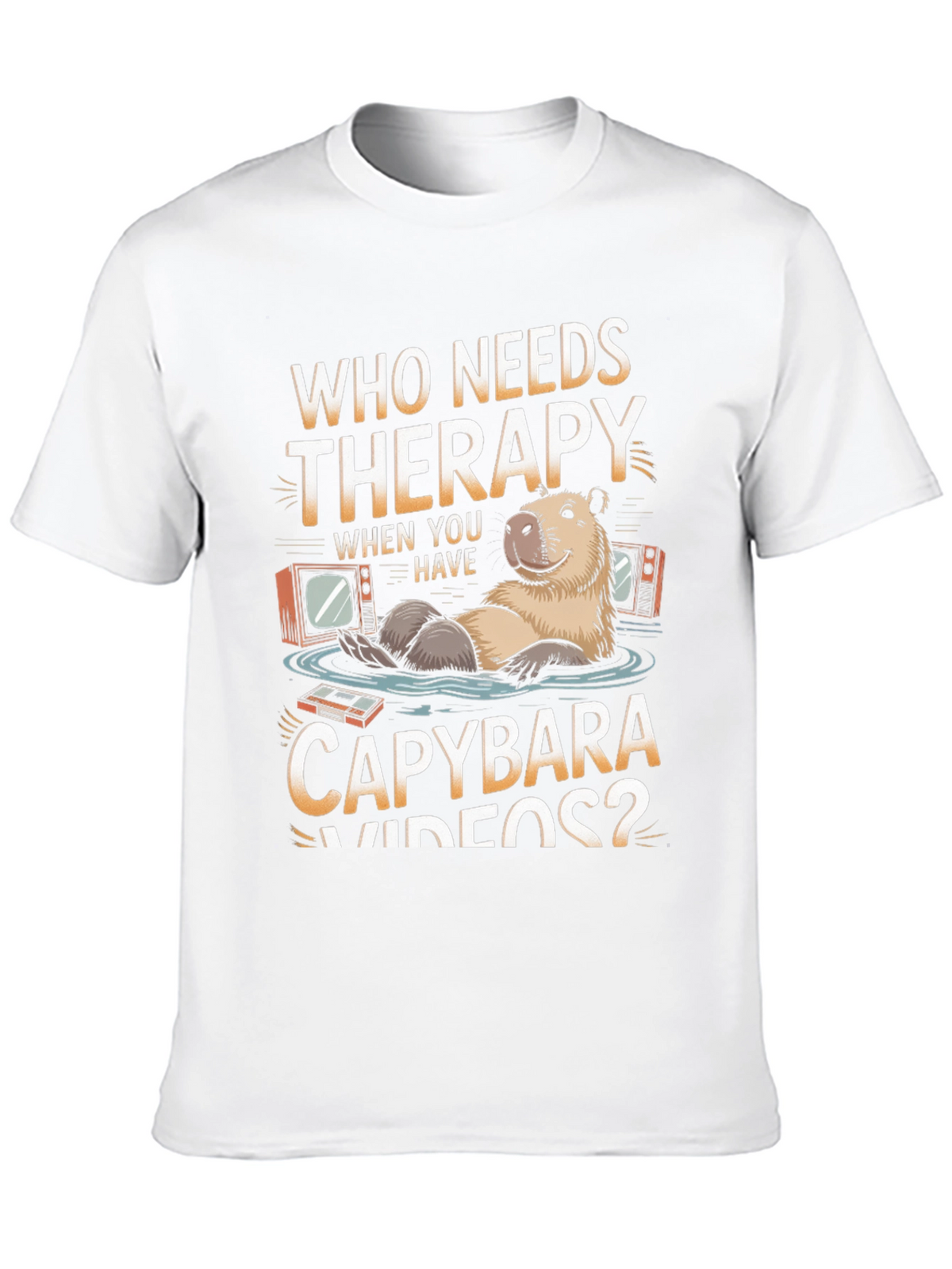 Capybara Therapy T-Shirt