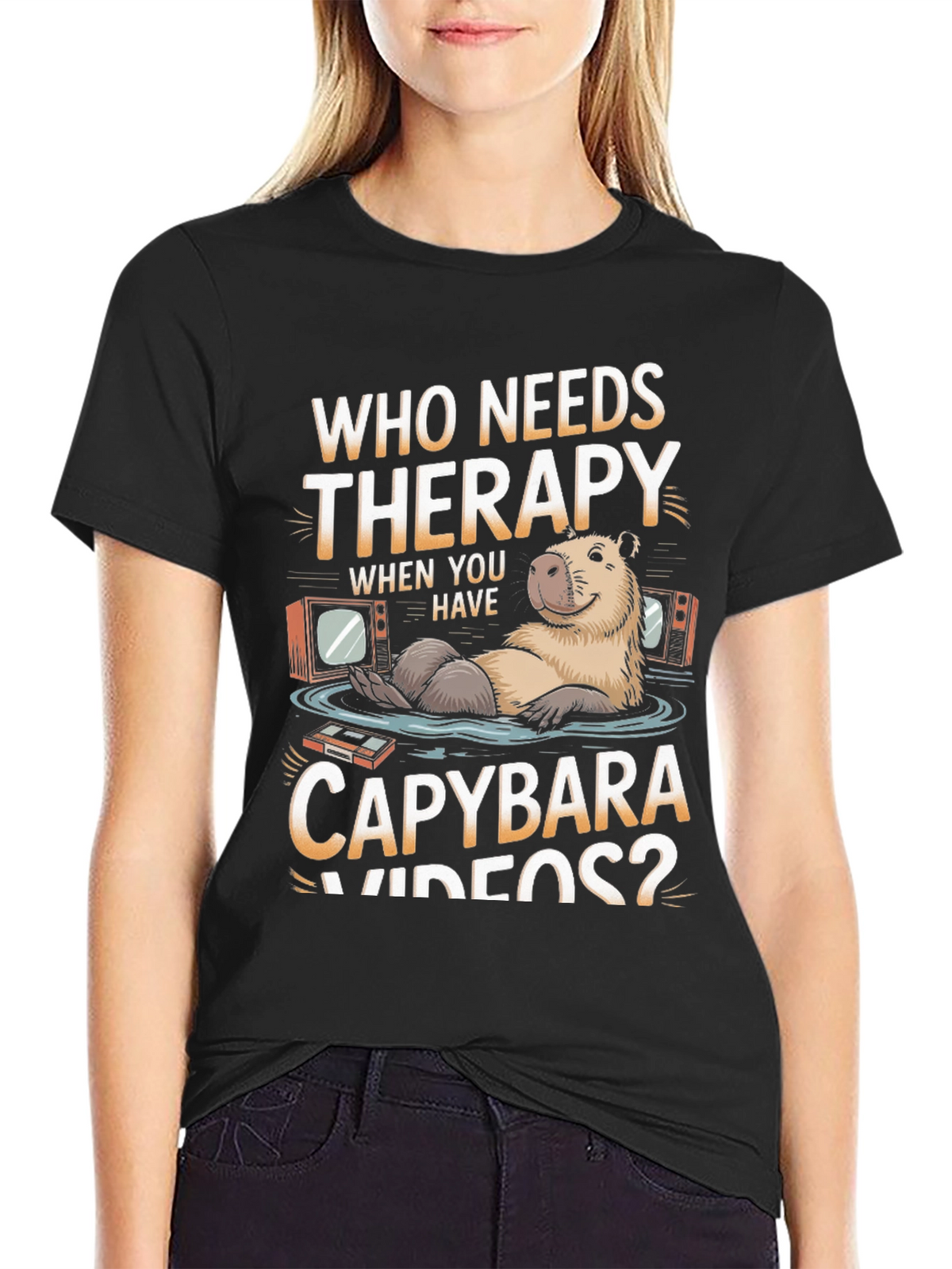 Capybara Therapy T-Shirt