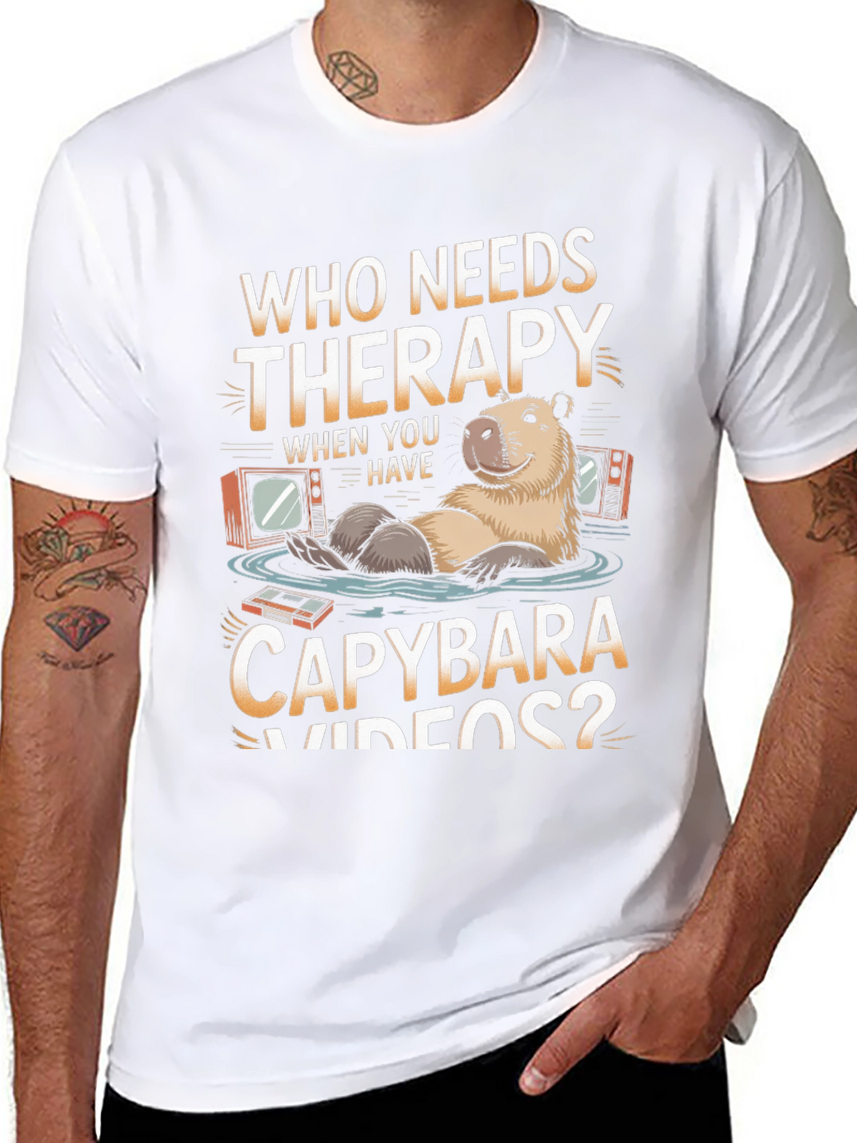 Capybara Therapy T-Shirt
