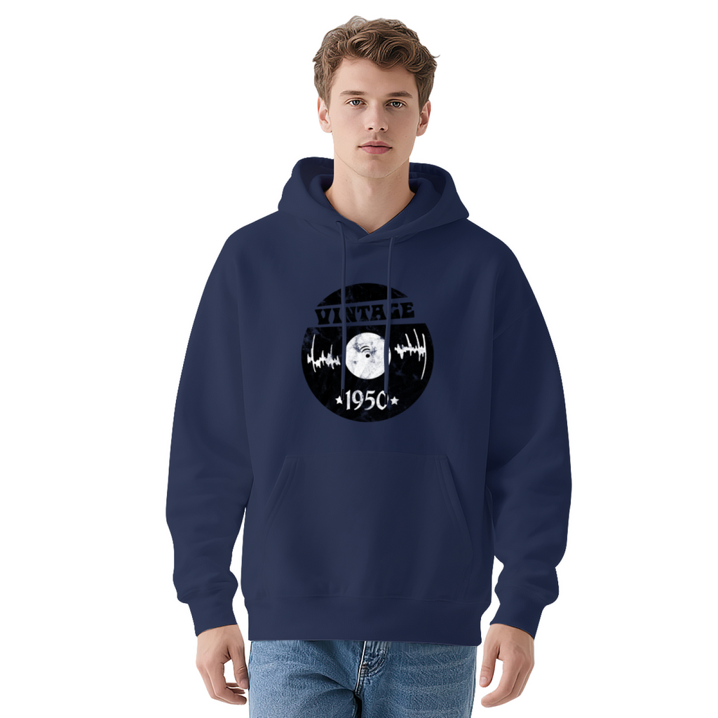 Vintage WiFi Moon Hoodie