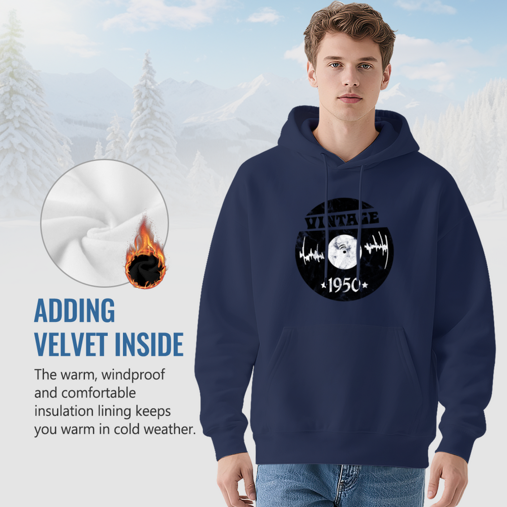Vintage WiFi Moon Hoodie