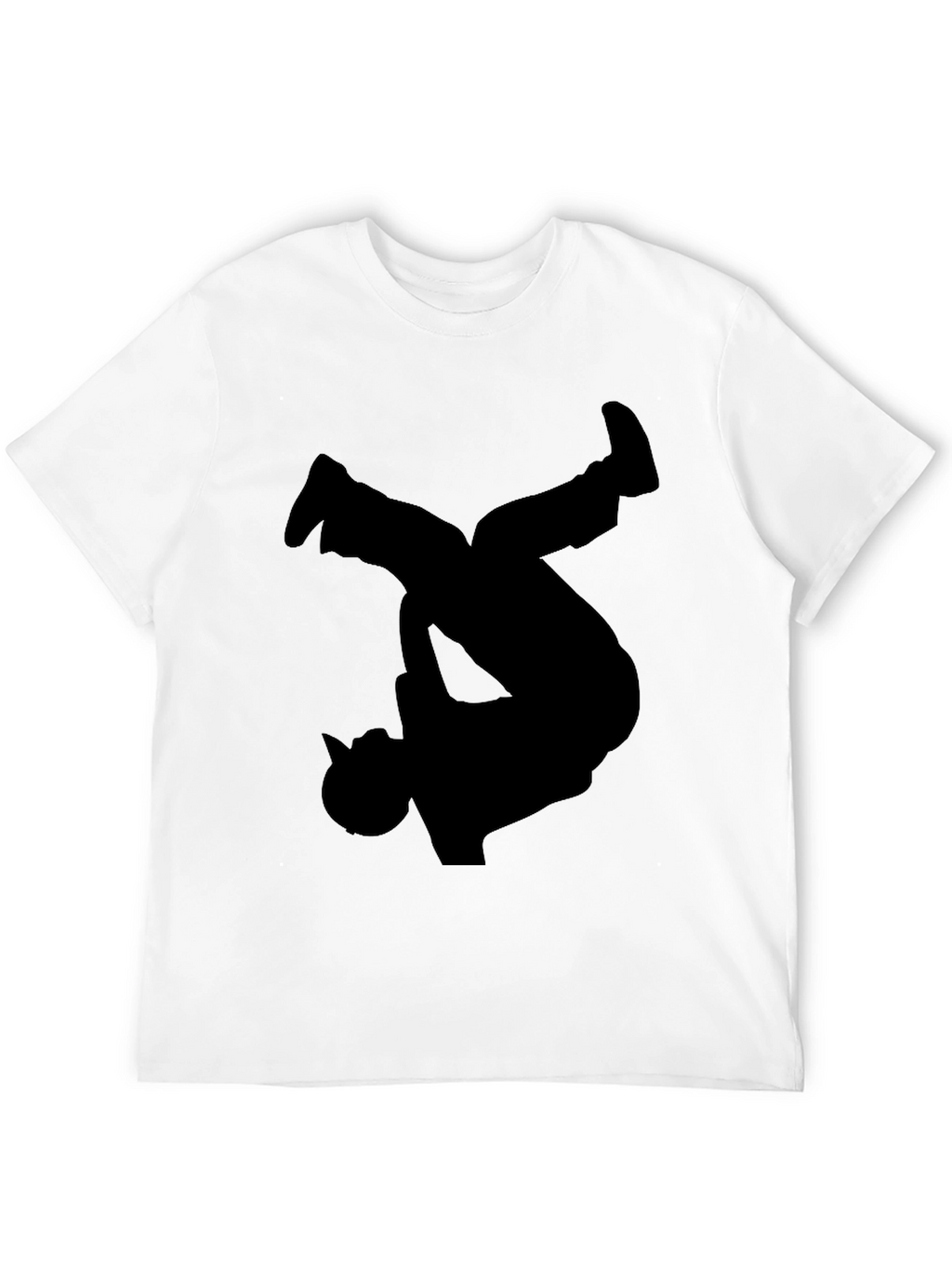 Breakdancer Silhouette Graphic Tee - Modern Style