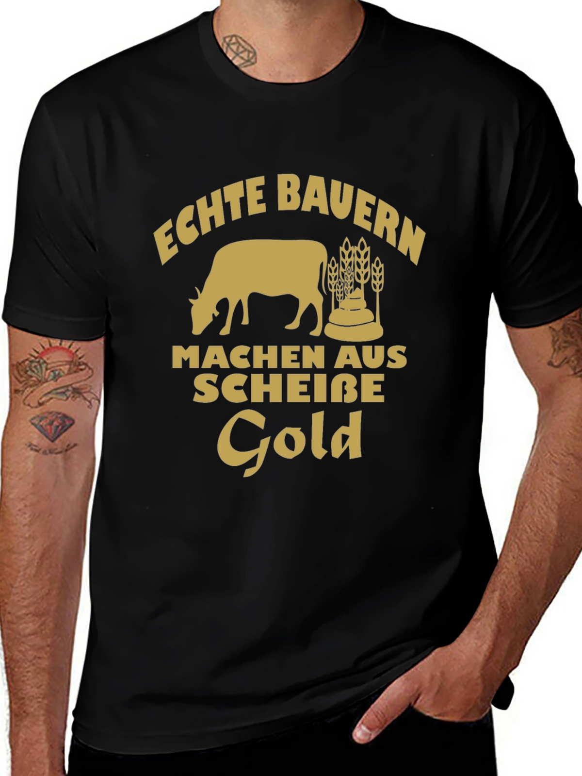 Echte Bauern T-Shirt - Funny German Farmer Tee