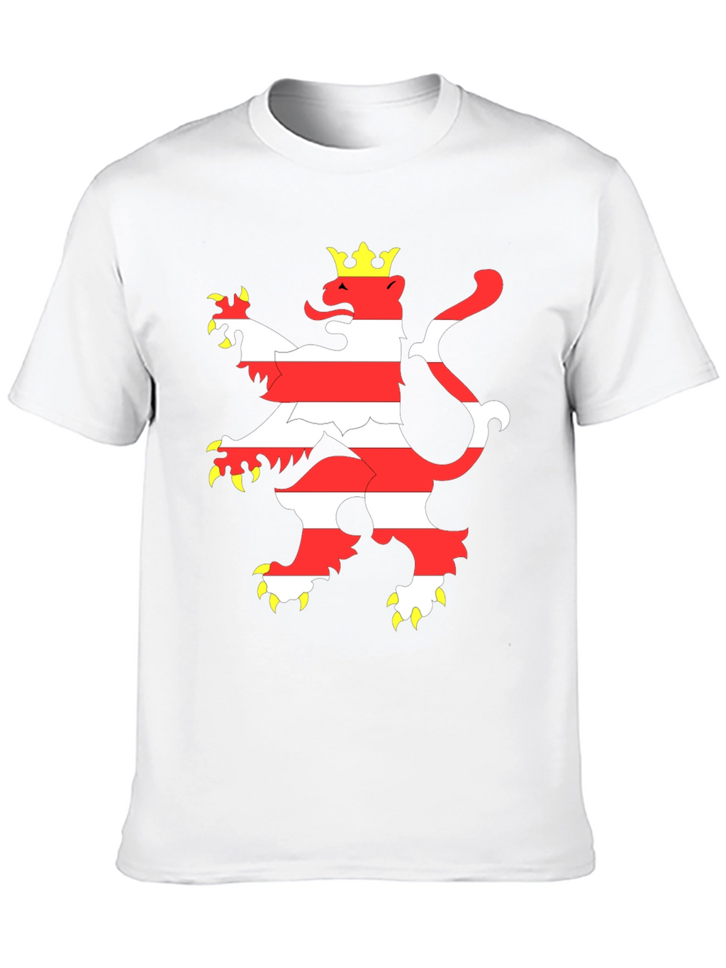 Luxembourg Lion Crest Graphic T-Shirt
