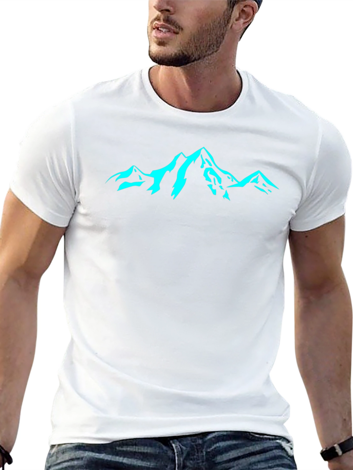Mountain Graphic Black Tee