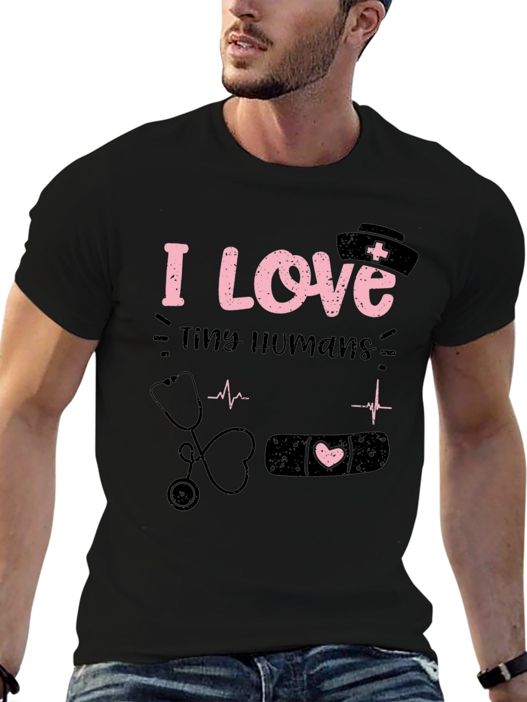 I Love Tiny Humans Graphic T-Shirt