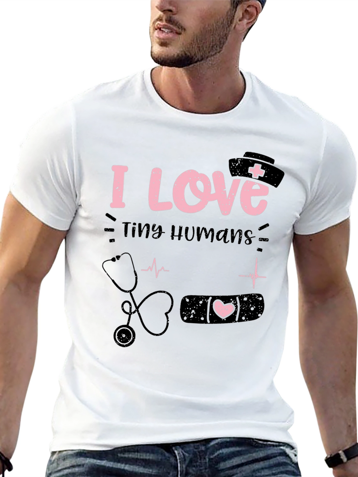 I Love Tiny Humans Graphic T-Shirt