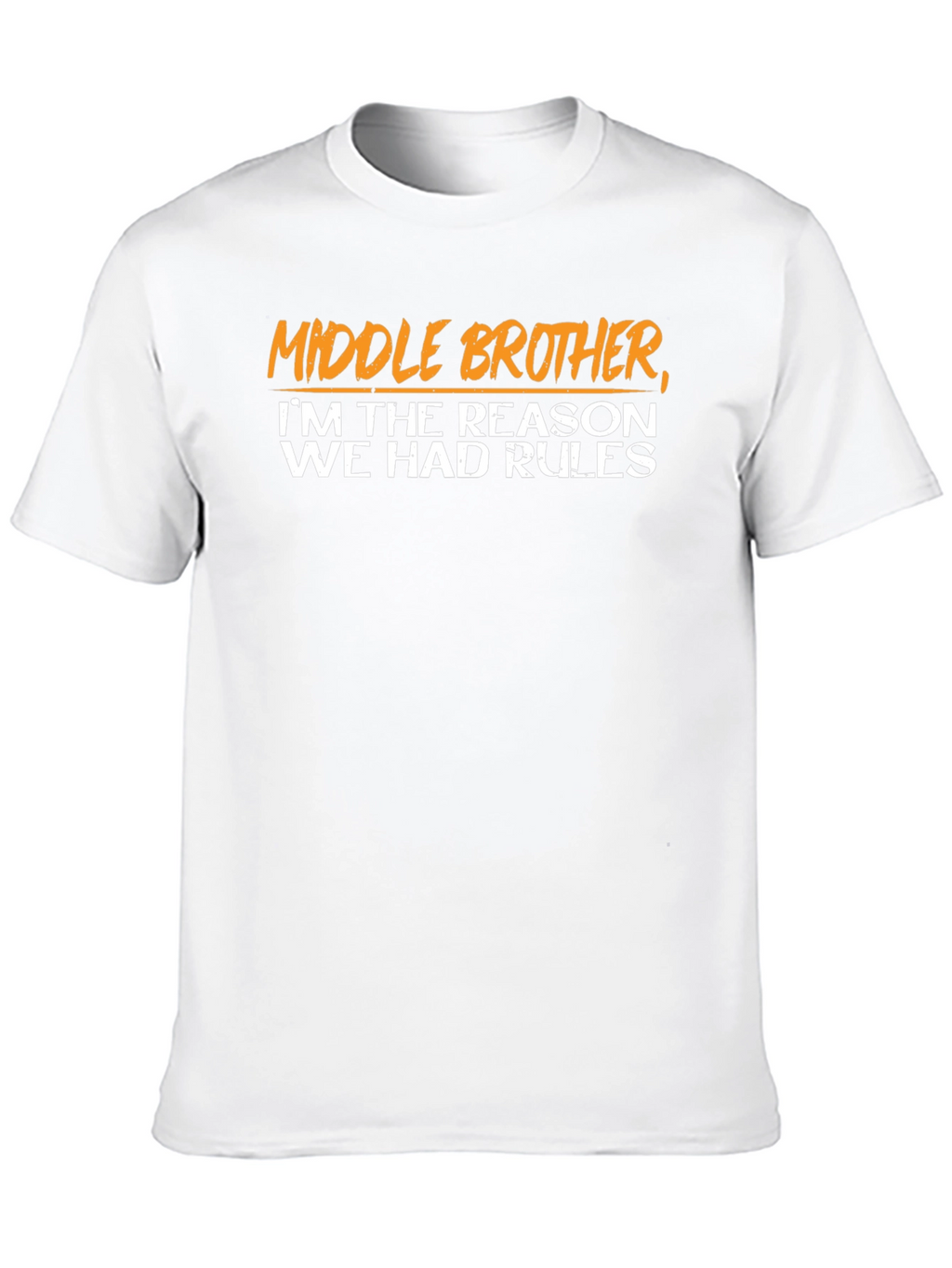 Middle Brother Reason for Rules Graphic Tee