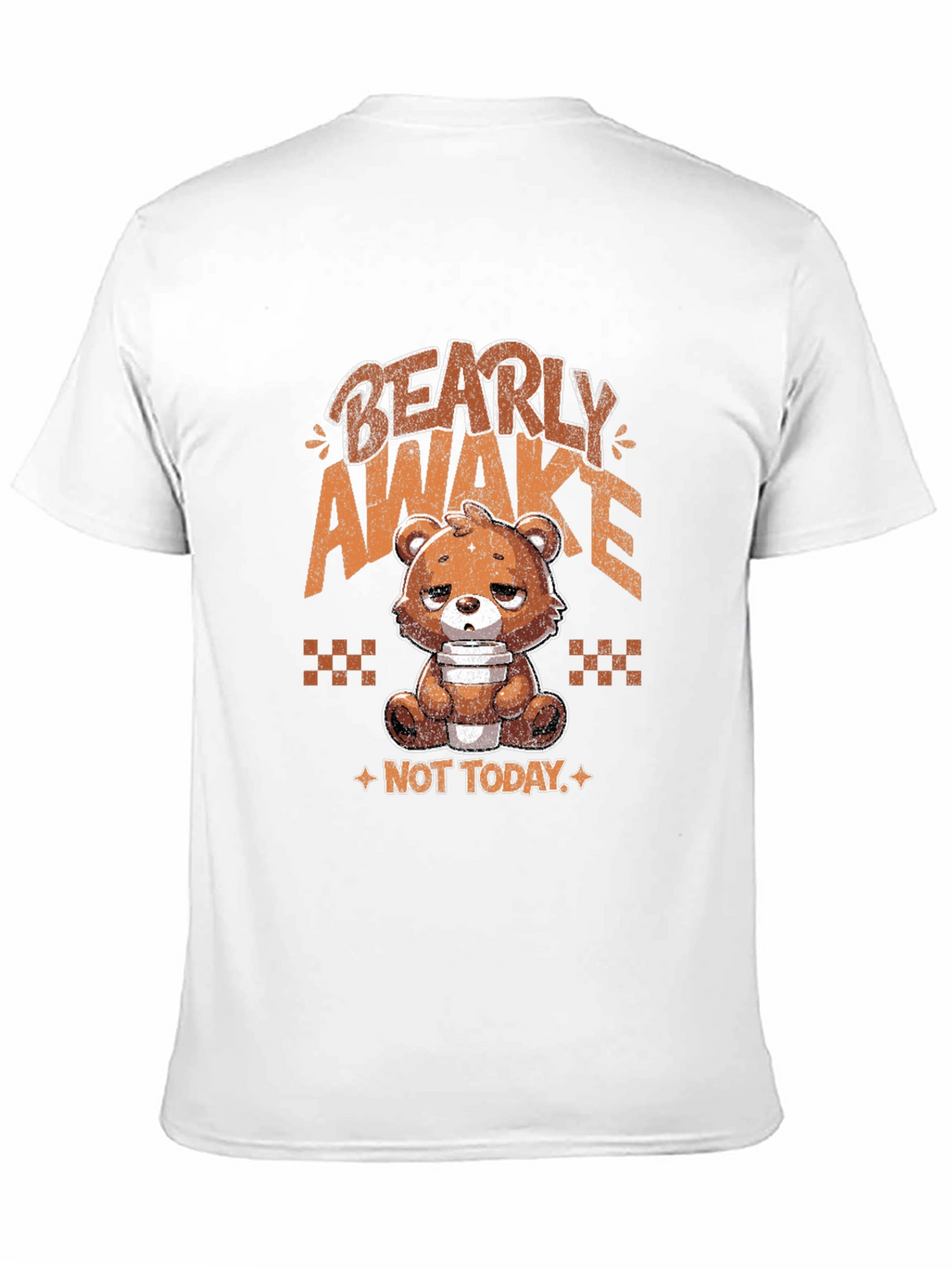 Bearly Awake Graphic Tee - Funny Sleepy Bear T-Shirt