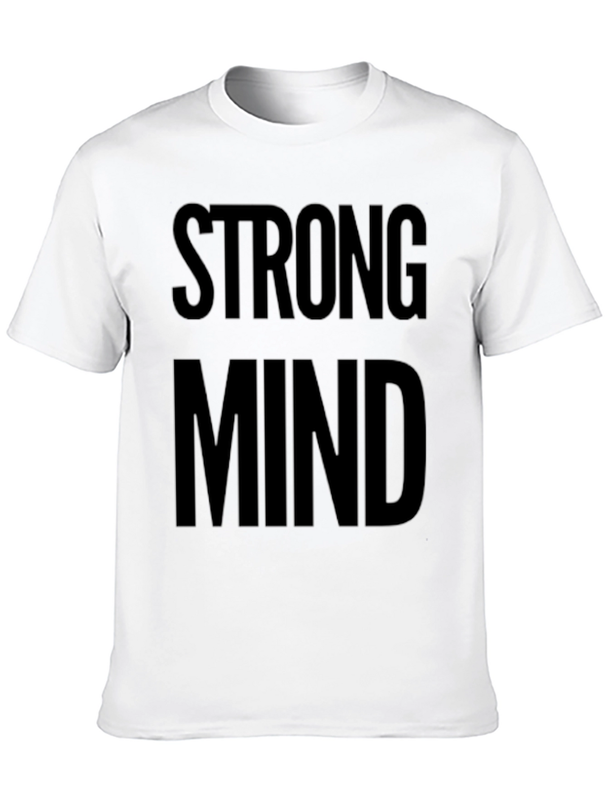 Strong Mind Graphic Tee - Bold Statement Shirt