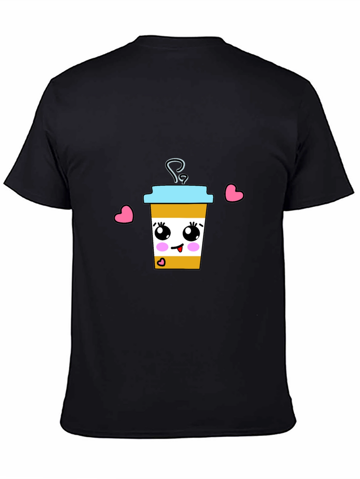 Cute Coffee Cup Graphic T-Shirt