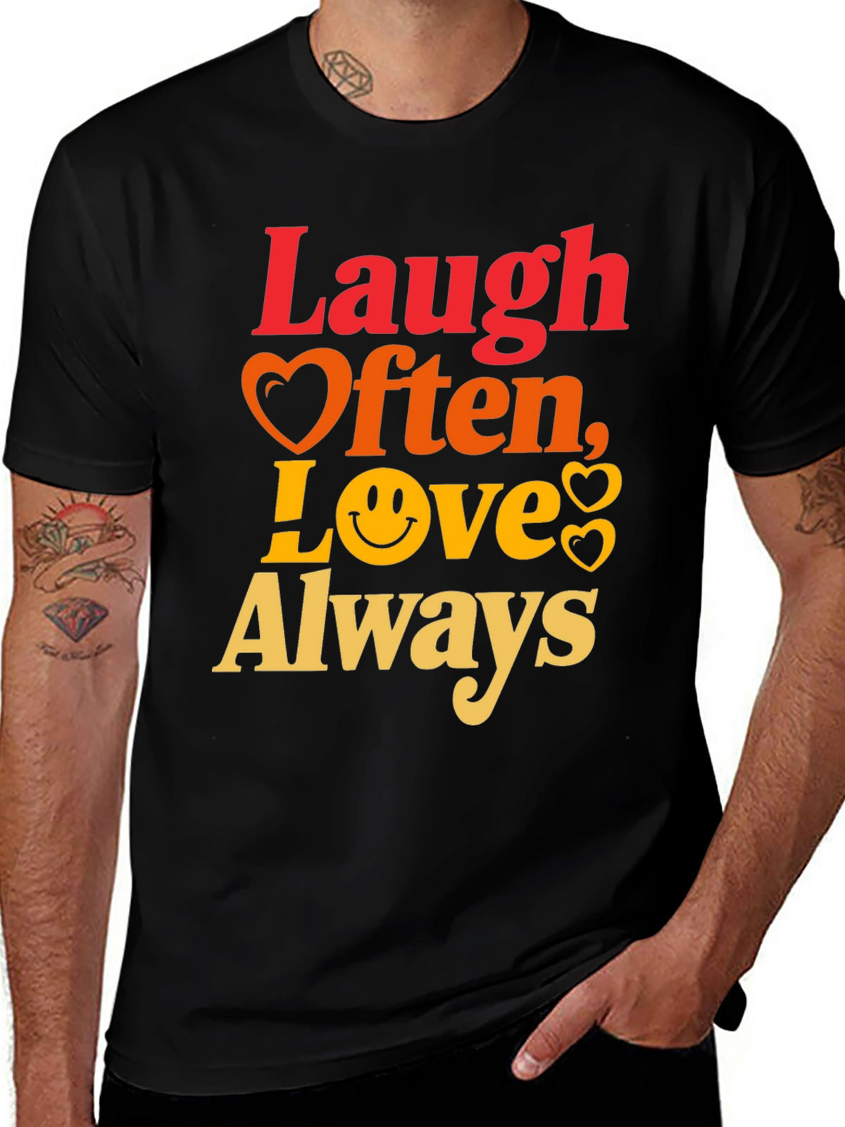 Laugh Often Love Always Graphic Tee