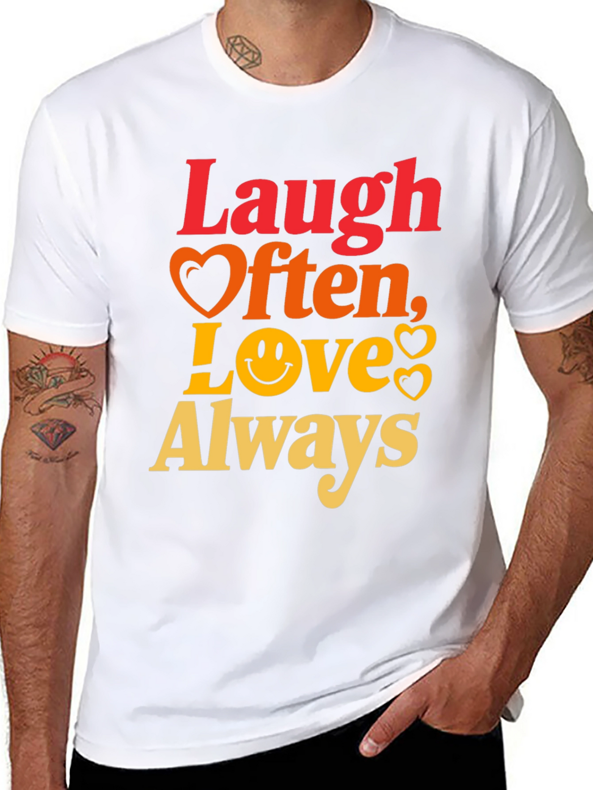 Laugh Often Love Always Graphic Tee