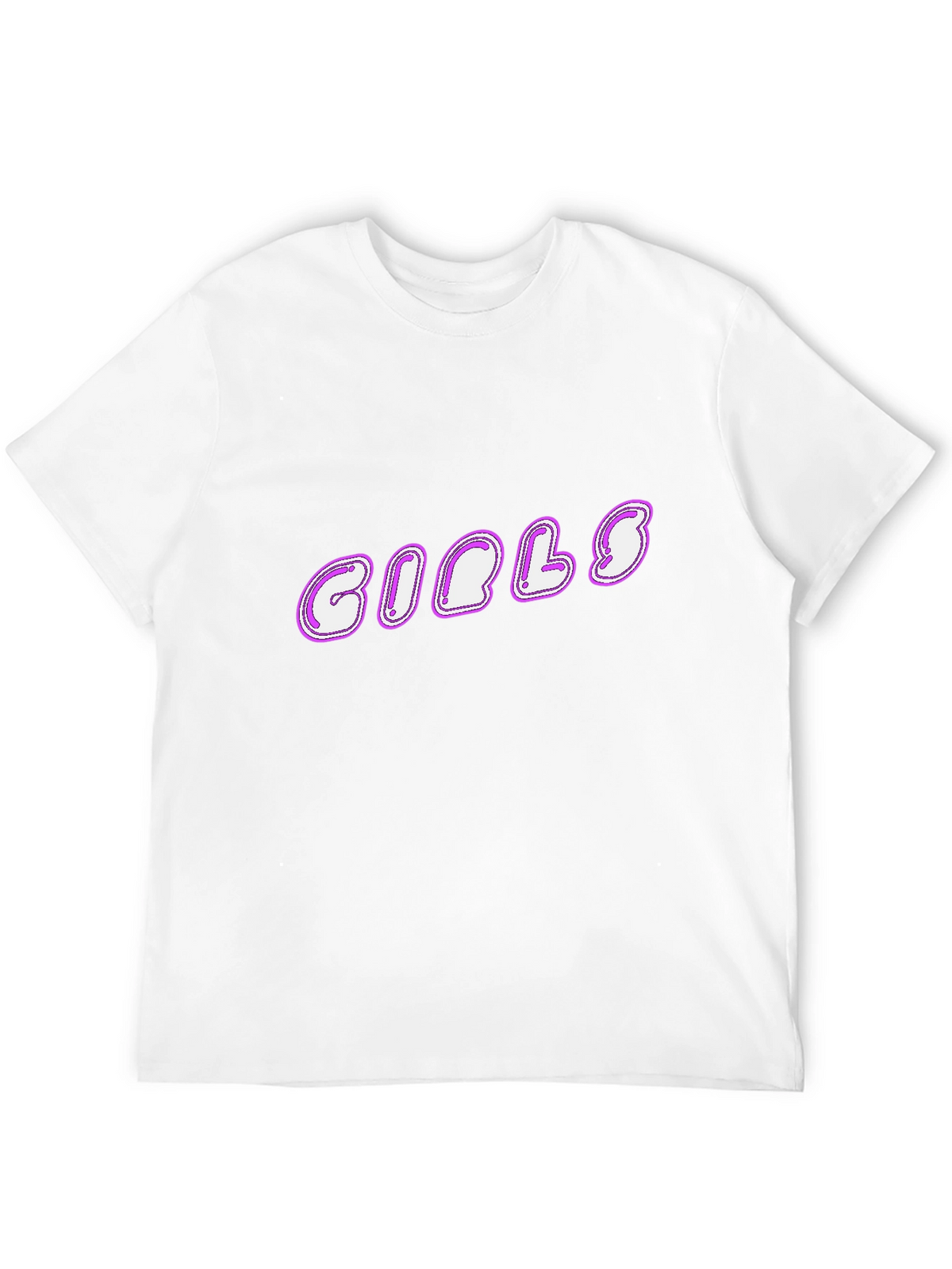 Girls Graphic Black T-Shirt - Casual Style