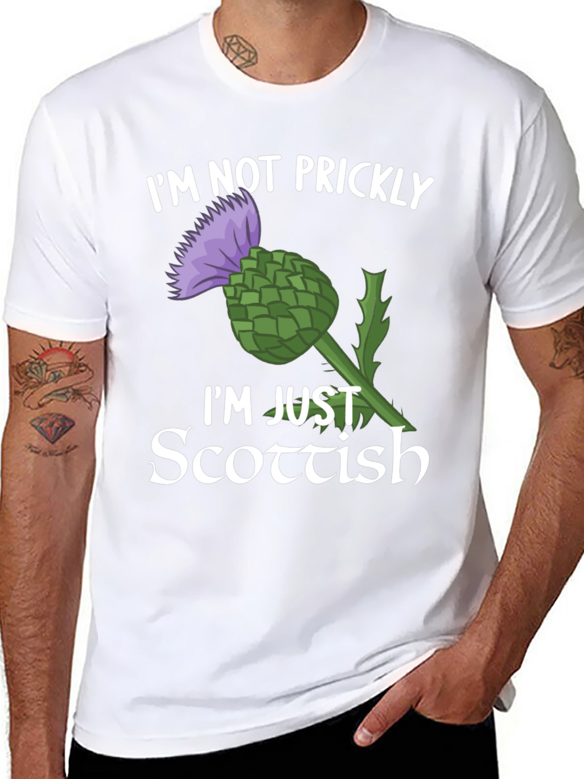 Scottish Thistle T-Shirt - Im Not Prickly