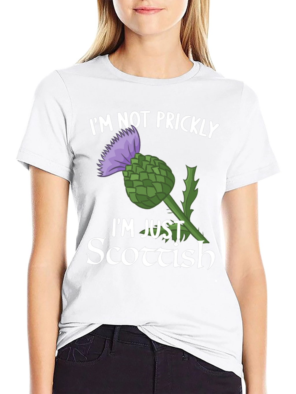Scottish Thistle T-Shirt - Im Not Prickly