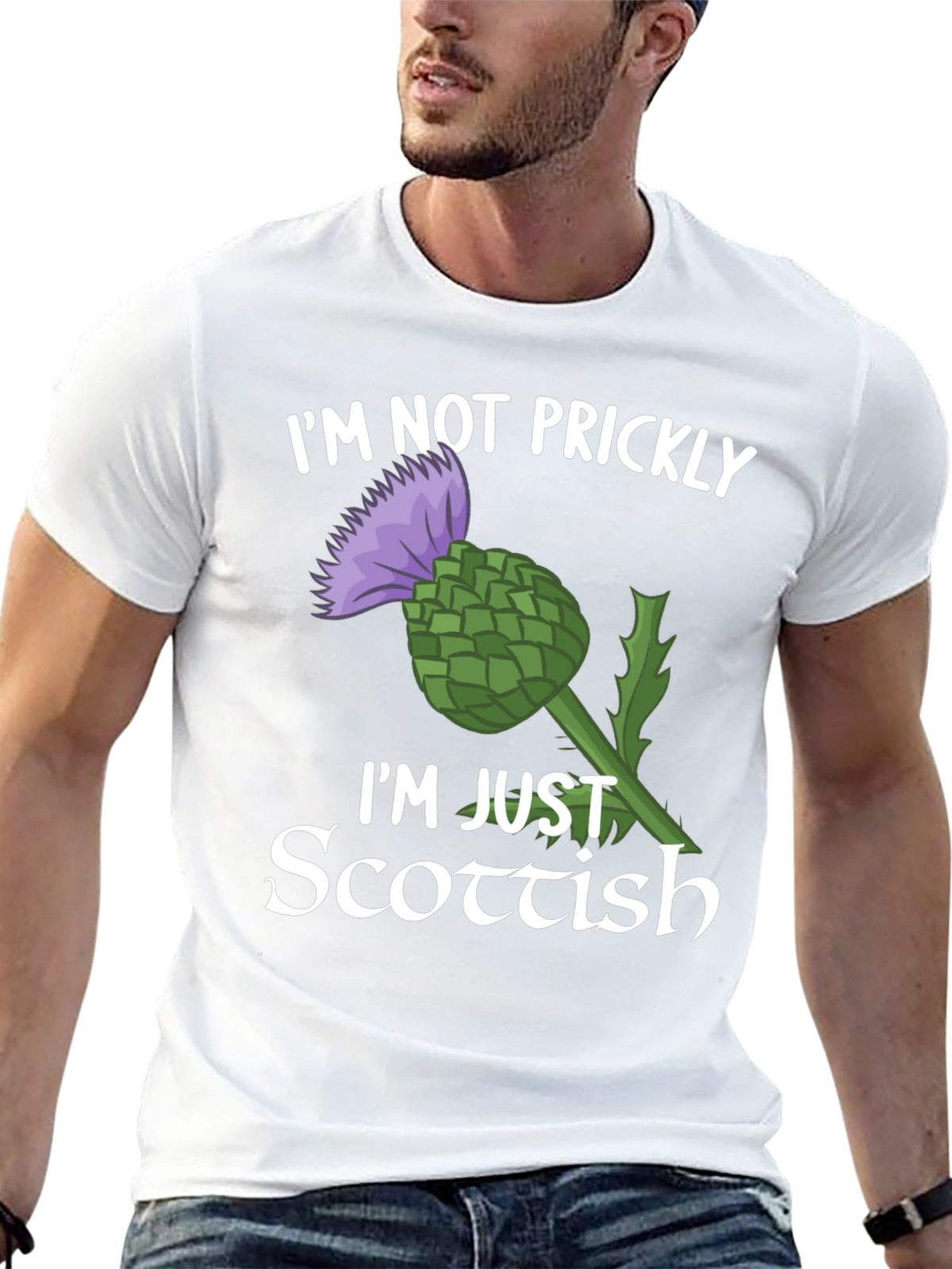 Scottish Thistle T-Shirt - Im Not Prickly