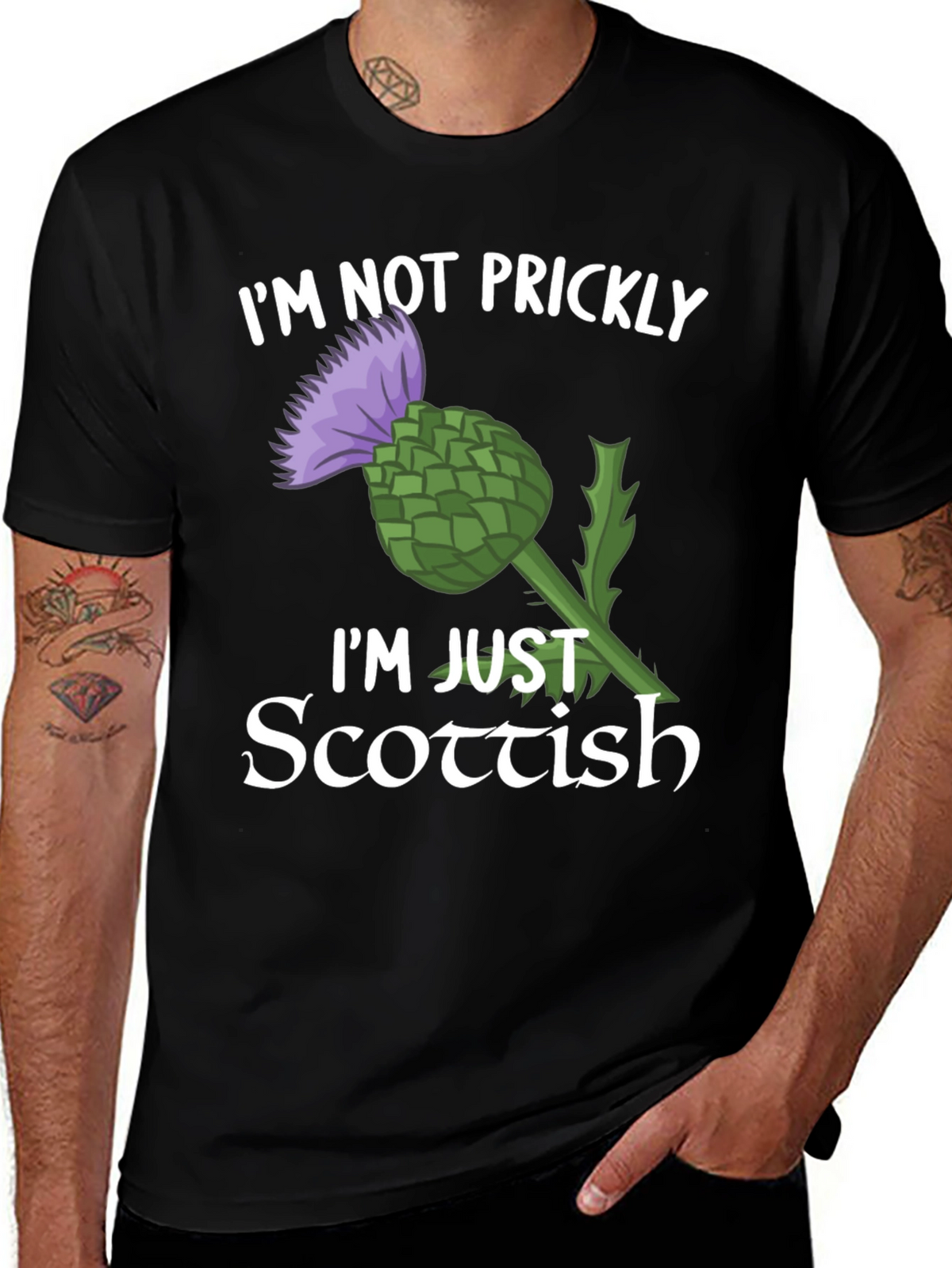Scottish Thistle T-Shirt - Im Not Prickly