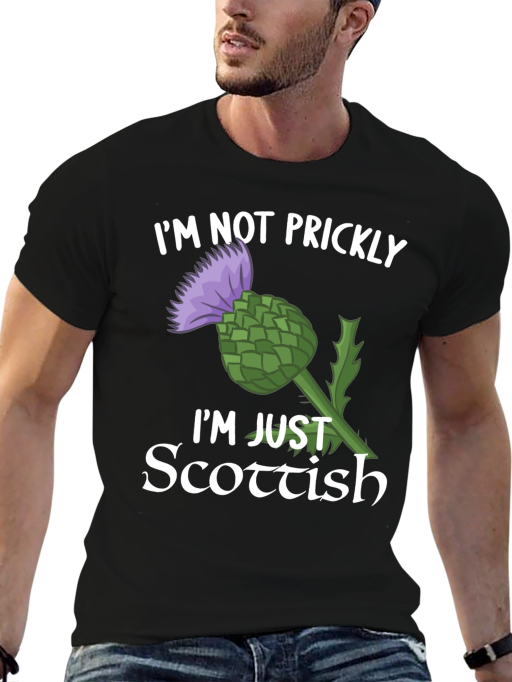 Scottish Thistle T-Shirt - Im Not Prickly