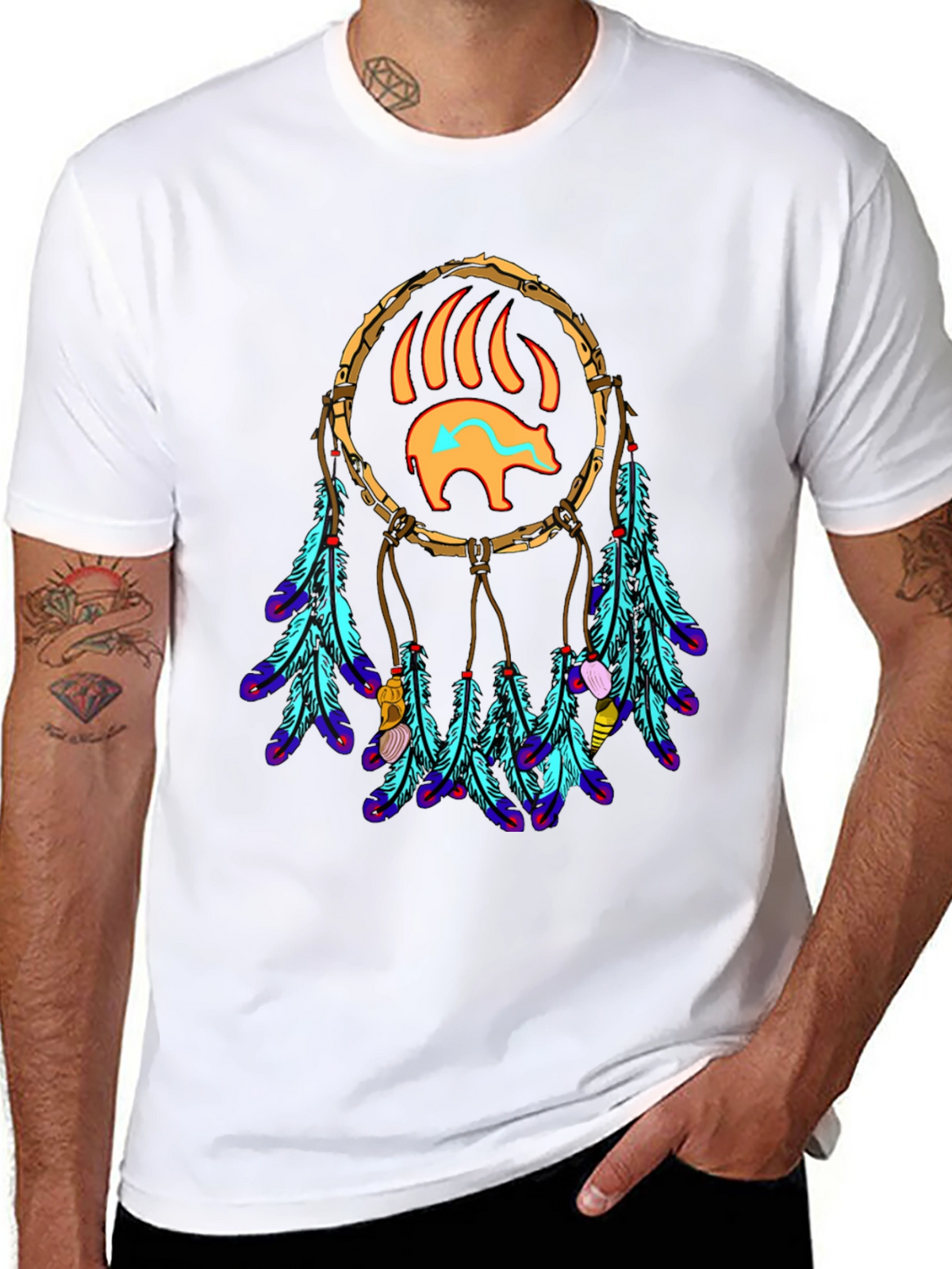 Bear Claw Dreamcatcher T-Shirt