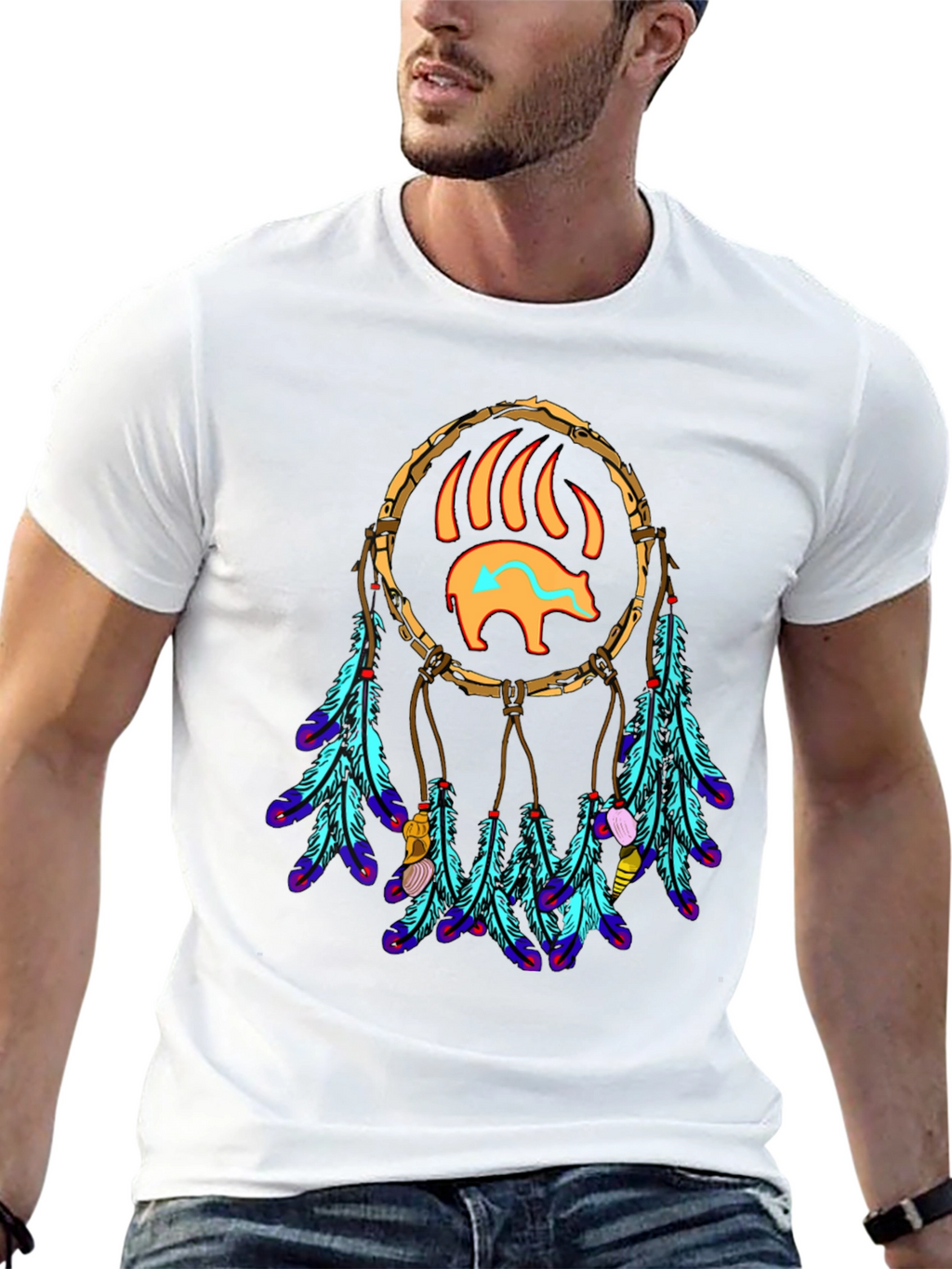 Bear Claw Dreamcatcher T-Shirt