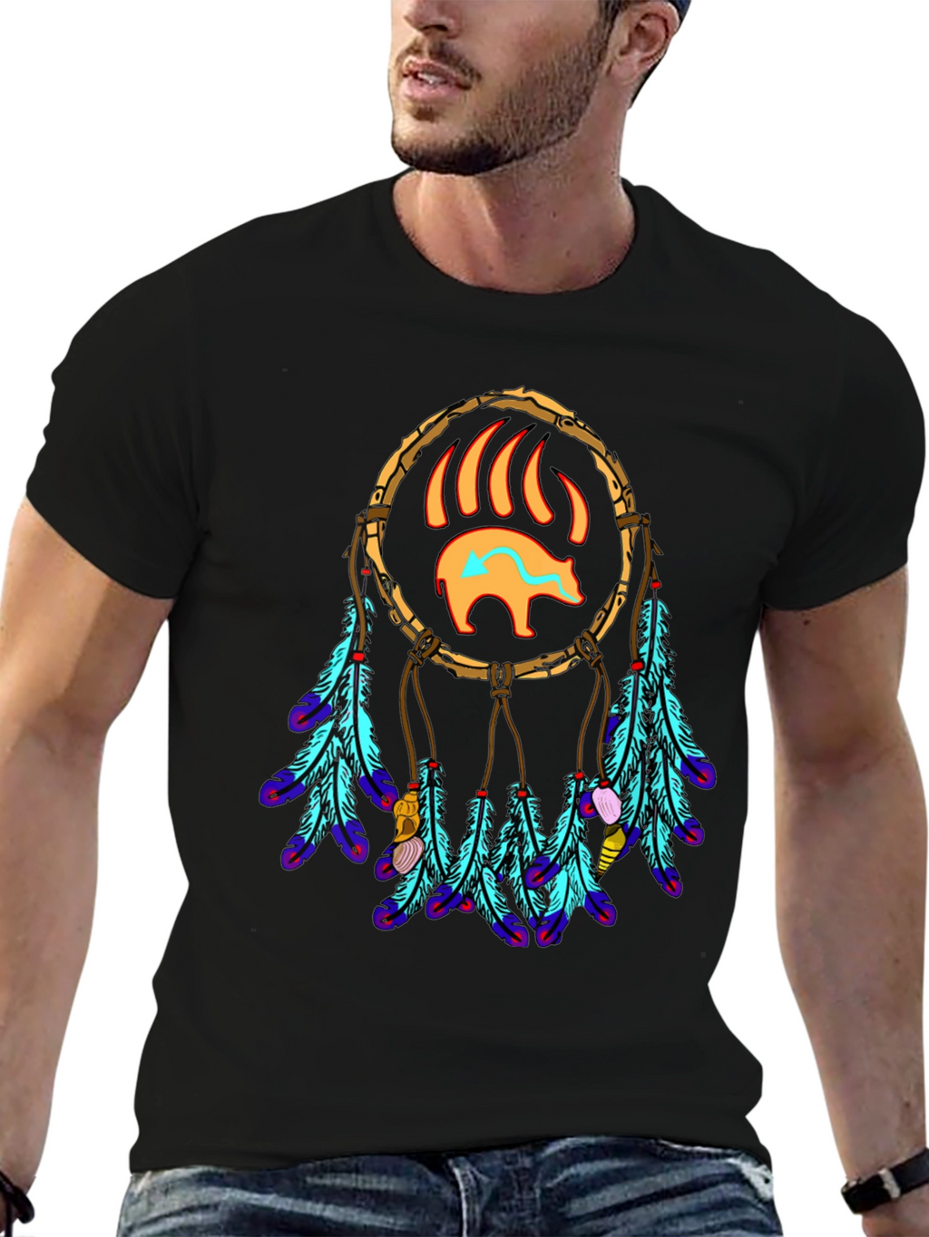 Bear Claw Dreamcatcher T-Shirt