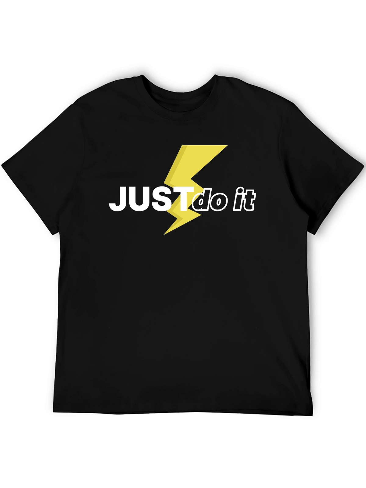 Just Do It Lightning Bolt Graphic Tee