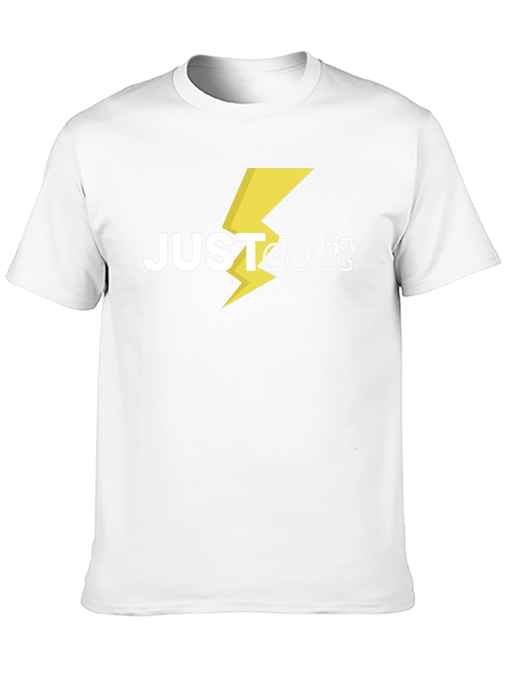 Just Do It Lightning Bolt Graphic Tee