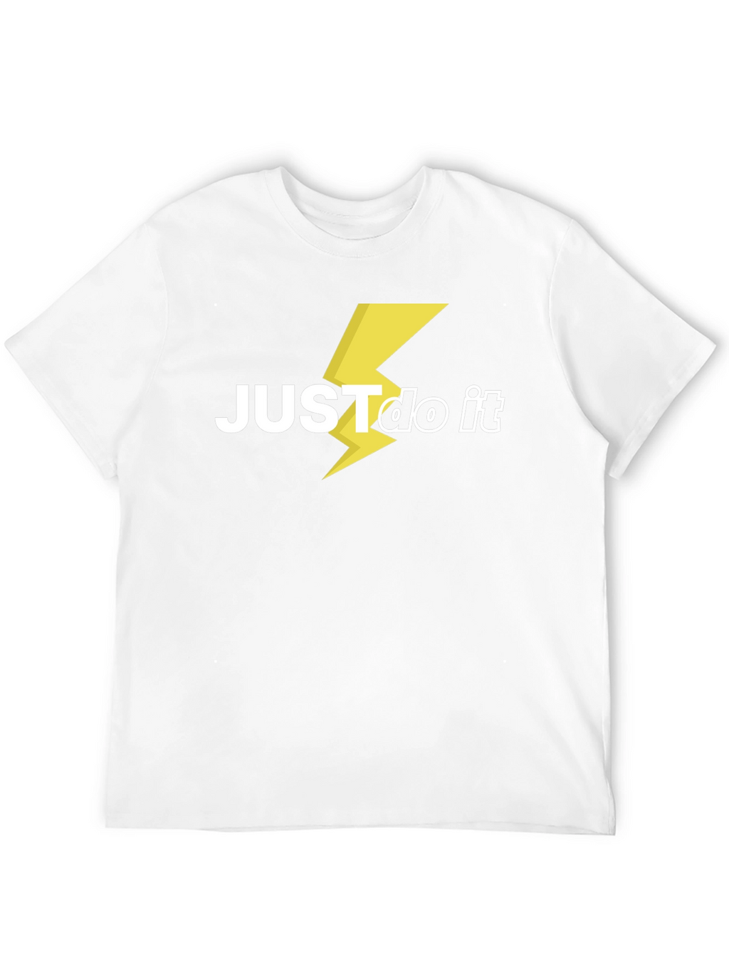 Just Do It Lightning Bolt Graphic Tee
