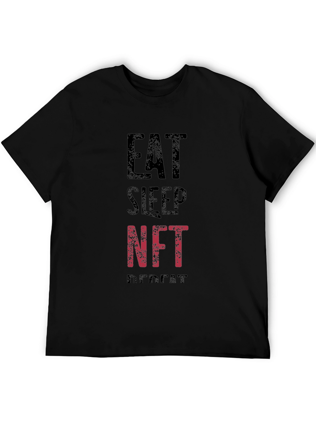Eat Sleep NFT Repeat Black T-Shirt