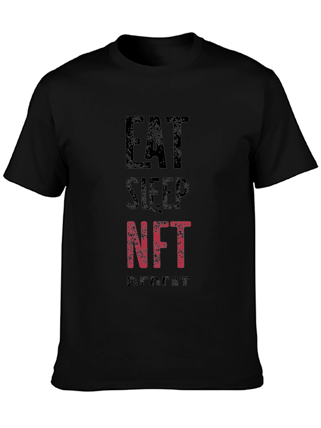 Eat Sleep NFT Repeat Black T-Shirt